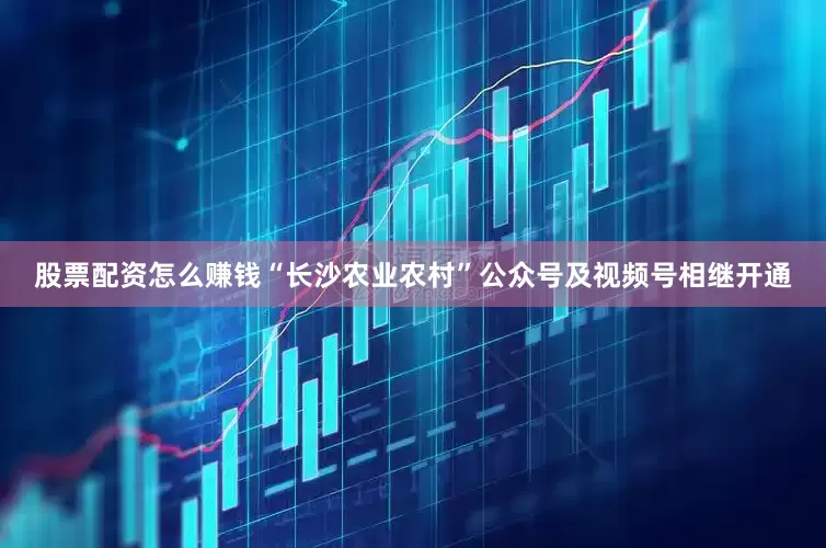 股票配资怎么赚钱“长沙农业农村”公众号及视频号相继开通